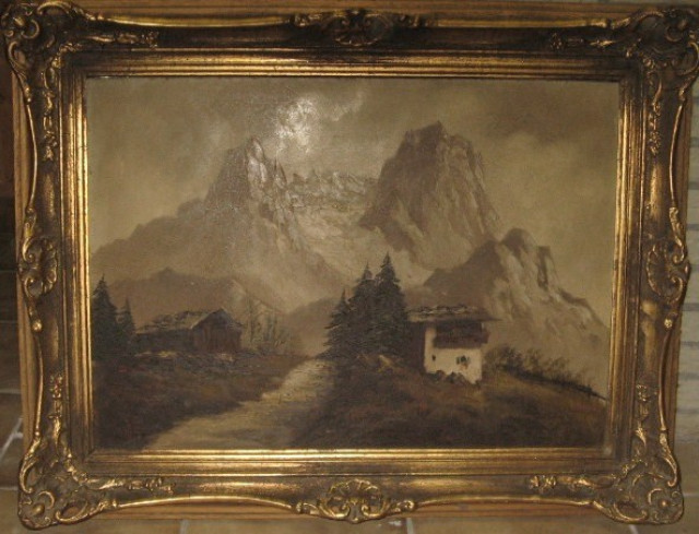 Antikes  Gemälde aus Sammlung - Sammlungen - Elsdorf