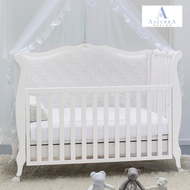 Shabby chic Baby- und Kinderbett umbaubar zum schicken Stilsofa (Azzurra Design) - Baby und Kind - Dresden