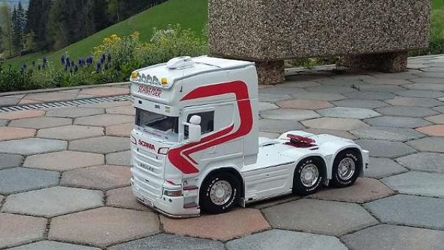 Tamiya Scania Hütte original Modell - Modellbau - Poing