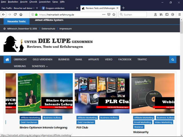 Heimarbeit - Erfahrungen - Internet - Lichtenfels