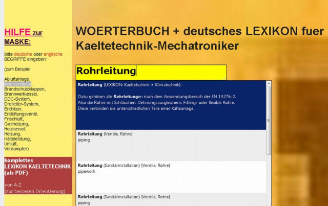 Neu 2018: Mechatroniker/ -Kaeltetechnik: Erklaerungen zum Grundlagen-Wortschatz  - Lernen Lehren Lesen - Seligenstadt