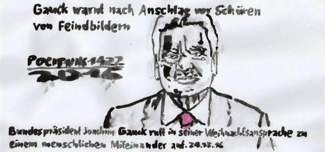 POLITNIK 1422 Nach der Terror-Attacke 24.12.16 Original Meierhof - Sammlungen - Tangerhütte