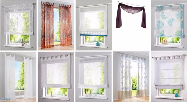 GARDINEN MIX SCHIEBEGARDINE, STORE, KURZSTORE, A POSTEN REDUZIERT - Haushalt - Görlitz