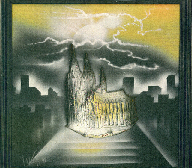 Reliefbild Motiv Kölner Dom mit Rahmen - jelkings 98 - Sammlungen - Hilden