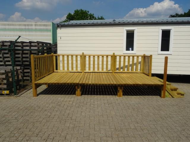 Große Holz Terrasse für mobilheime wohnwagen dauercamper - Camping - nordhorn