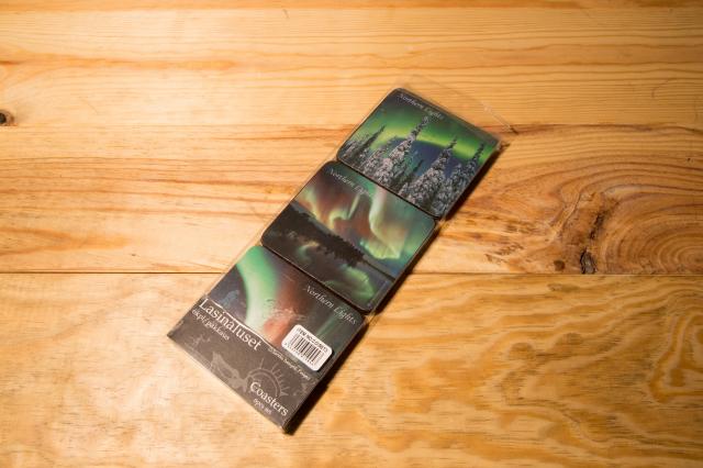 Kork Glasuntersetzer original verpackt Polarlichter Nordlichter Tasse Untersetze - Haushalt - Wuppertal