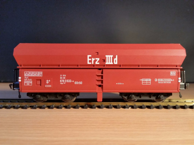 Fleischmann H0 4 Achsen Selbstentladewagen Erz III Art. -Nr.: 5520 - Modellbau - Gröden
