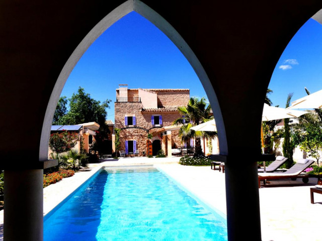 Casa 3 Leones - renoviertes Stadthaus im Finca-Stil mit Garten, Pool/ Mallorca - Urlaub Reise - Santanyi/ Südostküste/ Mallorca