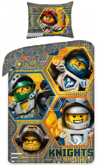 Bettwäsche 140x200/ 70x90 Lego Nexo Knight 100% hochwertige Baumwolle Öko-Tex St - Baby und Kind - Mainz