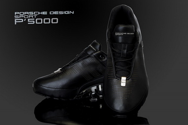 Adidas Porsche-Design Sportschuh Gr. 44 & 46 (Schwarz,Leder,Federung) P5000 / Bo - Kleidung Schmuck Accessoires - Berlin
