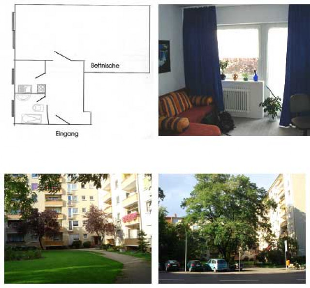 Helle, gut geschnittene   ruhige Studio-Wohnung in Alt Tempelhof - Vermietungen - Berlin