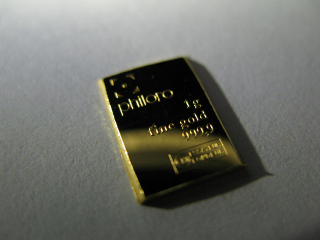 1g Goldbarren 999,9 von Philoro - Sammlungen - Berlin