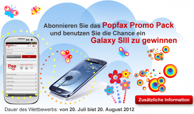 Neuer Sommer Wettbewerb von Popfax: erwerben Sie ein Abo und benutzen Sie die Ch - Internet - Berlin