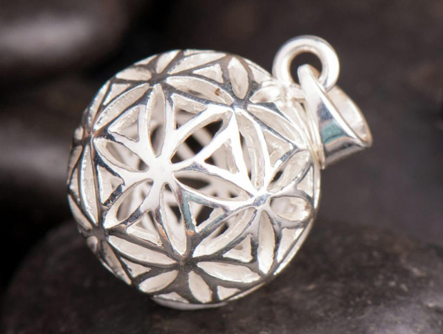Blume des Lebens Kugel-Anhänger - Kleidung Schmuck Accessoires - Zossen