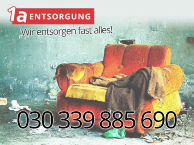 Spermüll,Abholung,Entsorgung,Entrümpelung,Haushaltsauflösung,Wohnungsauflösung - Dienstleistungen Business Gewerbe - Berlin