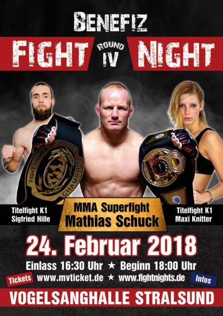 Benefiz Fight Night - Round IV - Eintrittskarten Tickets - Stralsund