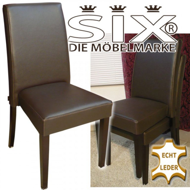 Lederstühle der Möbelmarke SIX - Moebel Haushalt - Duisburg