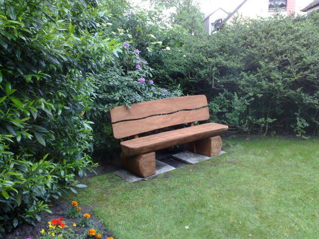 Garten Gartenbank Eiche Eichenbank Möbel Geschenk Speilplatz Biergarten Gastro S - Sonstige Anzeigen - Tiddische