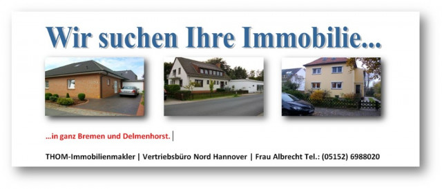 Wanted!   Reihenhaus mit 4 Zimmern und Garten in Sebaldsbrück. - Immobilien - Bremen