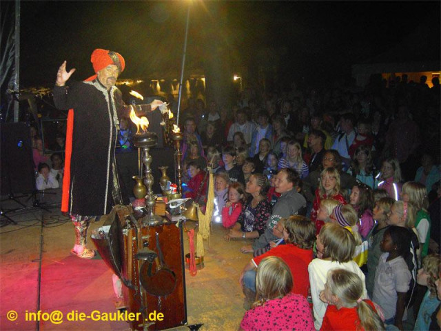 ALADIN - orientalischer Zauberer, Fakir u. Feuerspucker f. Event, Firmenfeier pr - Veranstaltungen Termine - Hamburg