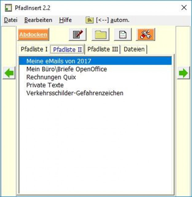 PfadInsert V. 2.2 - kein mühseliges Klicken in Öffnen/ Speichern-Dialogen. - Computer - Börsborn
