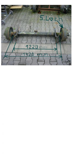 Gesucht  wird Alko Achse typ 1800 für alkofahrwerk 1220mm - Auto Teile - Graben-Neudorf