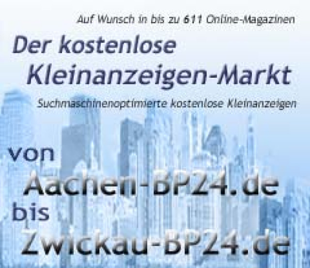 Werben Sie mit kostenlosen Kleinanzeigen - Promotion Pressemitteilungen - Bad Lausick