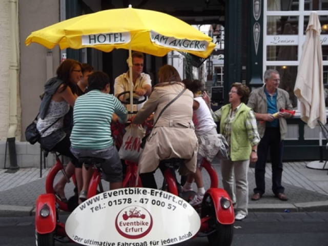 Die ultimative Stadtführung auf dem Eventbike Erfurt - Eintrittskarten Tickets - Erfurt