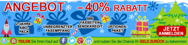 Popfax Seasonal Promotion - 40% - Internet - Frankfurt am Main
