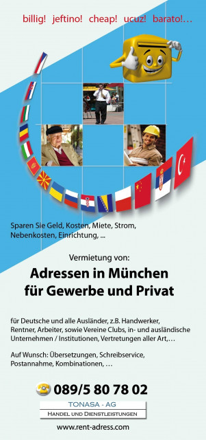 Geschäftsadresse / Privatadresse in München / virtualoffice - Vermietungen - München