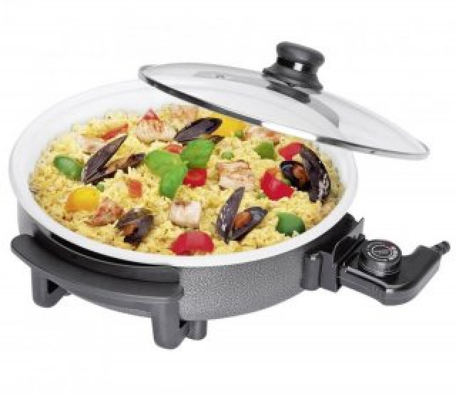 Elektrische Pizza-Pfanne mit Keramik-Beschichtung 32cm - Haushalt - Berlin