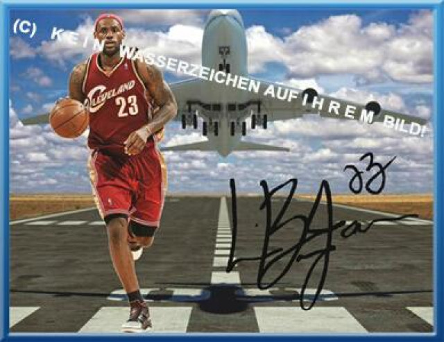 LEBRON JAMES Wanddekor mit Autogramm! - Sammlungen - Berlin