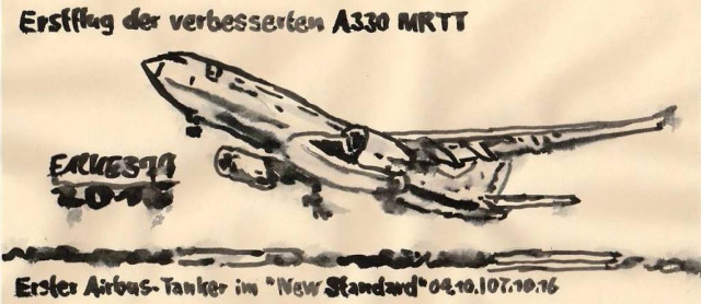 FALKE 377 Erstflug 07.10.16 Original Meierhof - Sammlungen - Tangerhütte