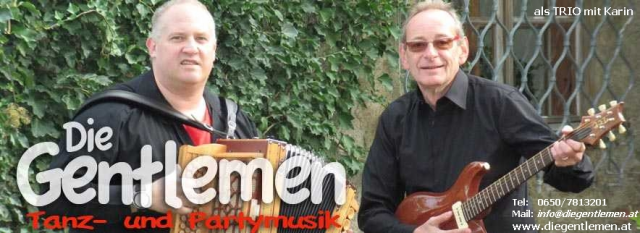 Tanz- und Partymusik für Ihr Fest mit Die Gentlemen - Musik - Siegendorf