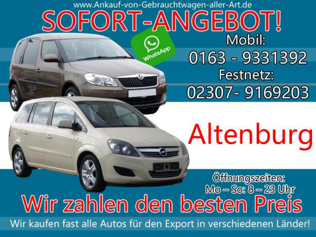 Kaufe jedes Auto Altenburg | Ankauf von Autos Altenburg - Fairen Preis verkaufen - Auto Specials - Altenburg