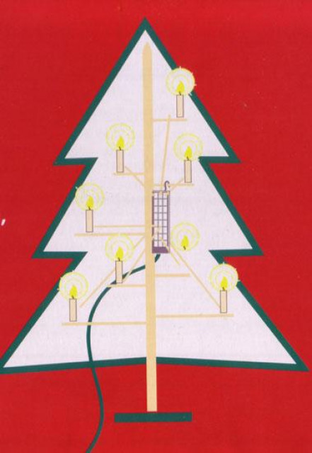 Weihnachtsbaumbeleuchtung, Stecksystem, 24 Kerzen, 8, 5 cm, warm-weiß - Handwerk Hausbau Garten - Korschenbroich