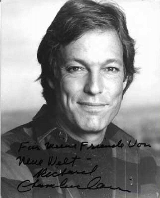 RICHARD CHAMBERLAIN – Persönliche Widmung in Deutsch mit Autogramm! - Sammlungen - Berlin