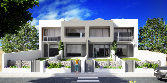 Exklusives Reihenhaus direkt am Meer in Kallikratia, Halkidiki Griechenland - Immobilien - Thessaloniki