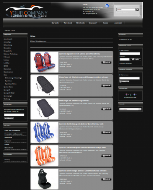 Dropshipping Shop für KFZ-Tuning - Internet - Weihmichl