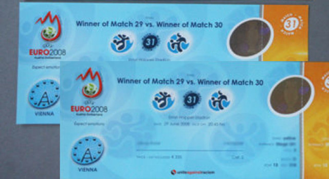 DRINGEND  2 Tickets für das EM 2008 Finale in Wien, Kat.2, TOTALER PREIS   500 E - Sport - München