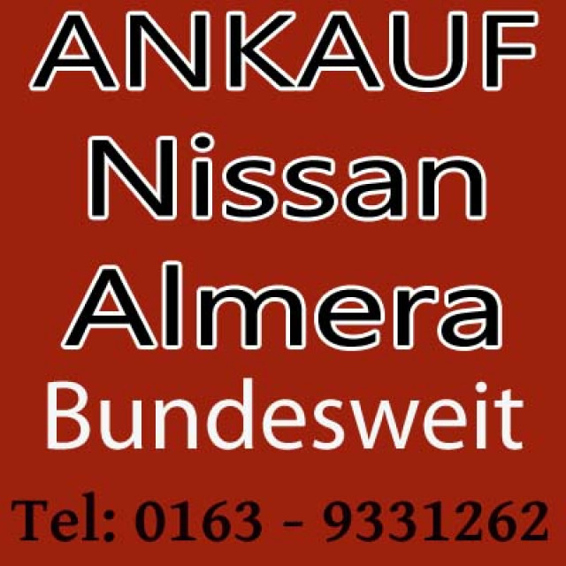 Auto verkaufen Nissan Almera - Motorschaden & Unfallschaden - Autos nach Marken - ErndtebrÃ¼ck