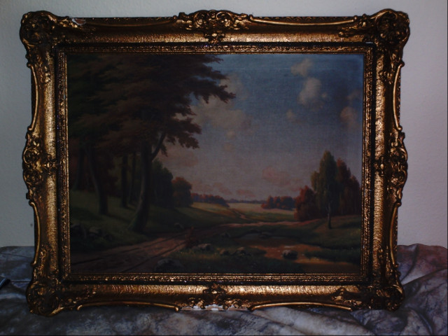 Ölbild im alten Rahmen - Sammlungen - Berlin