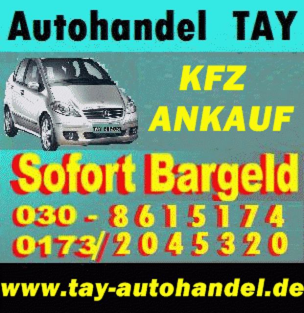 Unfallwagenankauf Berlin / Umland Autohandel Tay seriös Fair Zuverlässig 030 861 - Auto Specials - Berlin