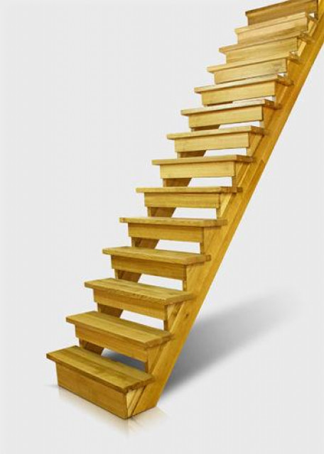 FREITRAGENDE TREPPEN SELBSTMONTAGE TYP U, L AUS MASSIVHOLZ EICHE BUCHE ESCHE - Handwerk Hausbau Garten - Görlitz