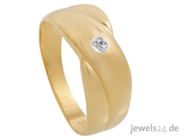 Klassischer Diamantschmuck, Ring, Diamant, Gold günstig vom Hersteller im Schmuc - Kleidung Schmuck Accessoires - Idar-Oberstein