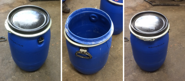 Rekonditioniert 60 Liter Kunststofffässer - Buero Geschaeft - Zwettl