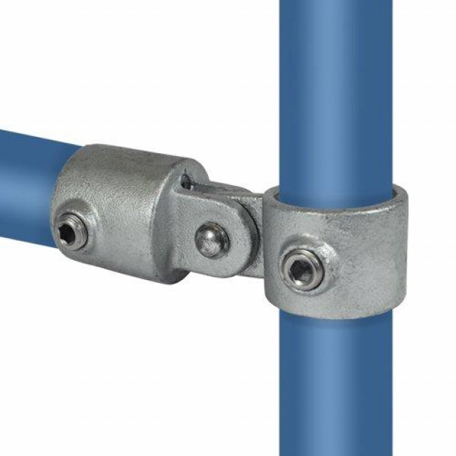 Rohrverbinder Elenkstück Einfach 60, 3mm Feuerverzinkter & Galvanisierter Konstr - Handwerk Hausbau Garten - Dresden