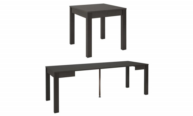 MPS praktisch Tisch Vega 80-230x76x80cm Wenge Quadrat Tisch Esszimmer Tischplatt - Haushalt - Schwerin