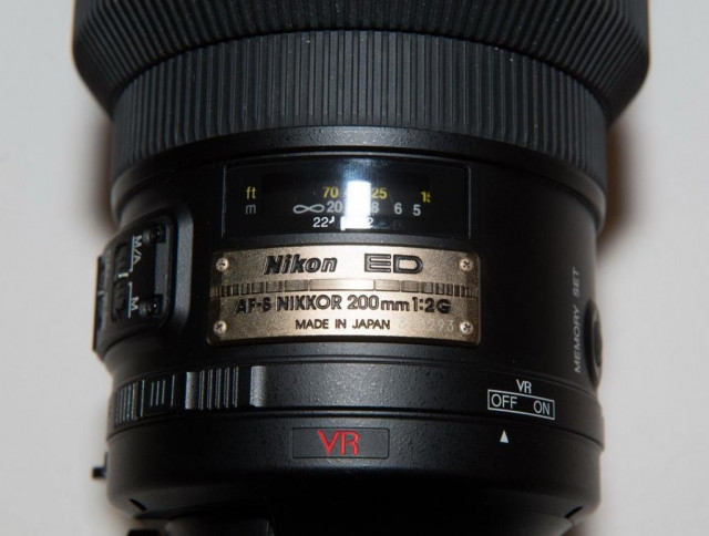 Nikon AF-S 200 mm F/ 2, 0 G Objektiv - Foto Film Cam Optik - Geisingen