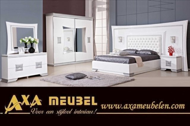 Schlafzimmer komplett Weiß hochglanz günstig kaufen AXA Möbel - Moebel Haushalt - 2512cm